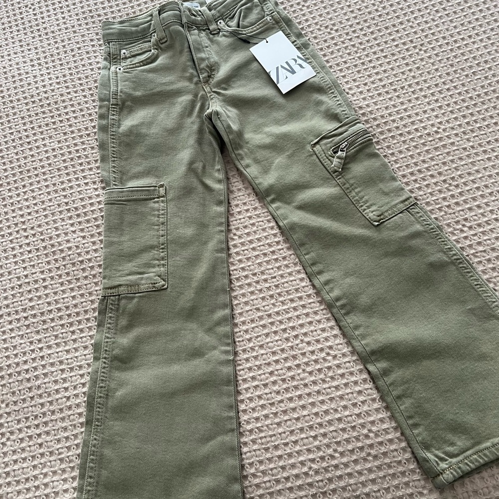 Cargo Kids Olive Green Casual Pants